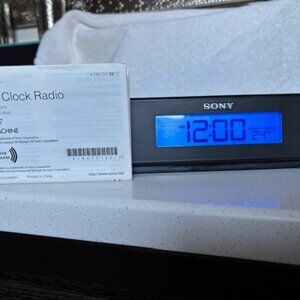 Sony Dream Machine ICF-C707 Clock Radio Alarm with Nature Sounds